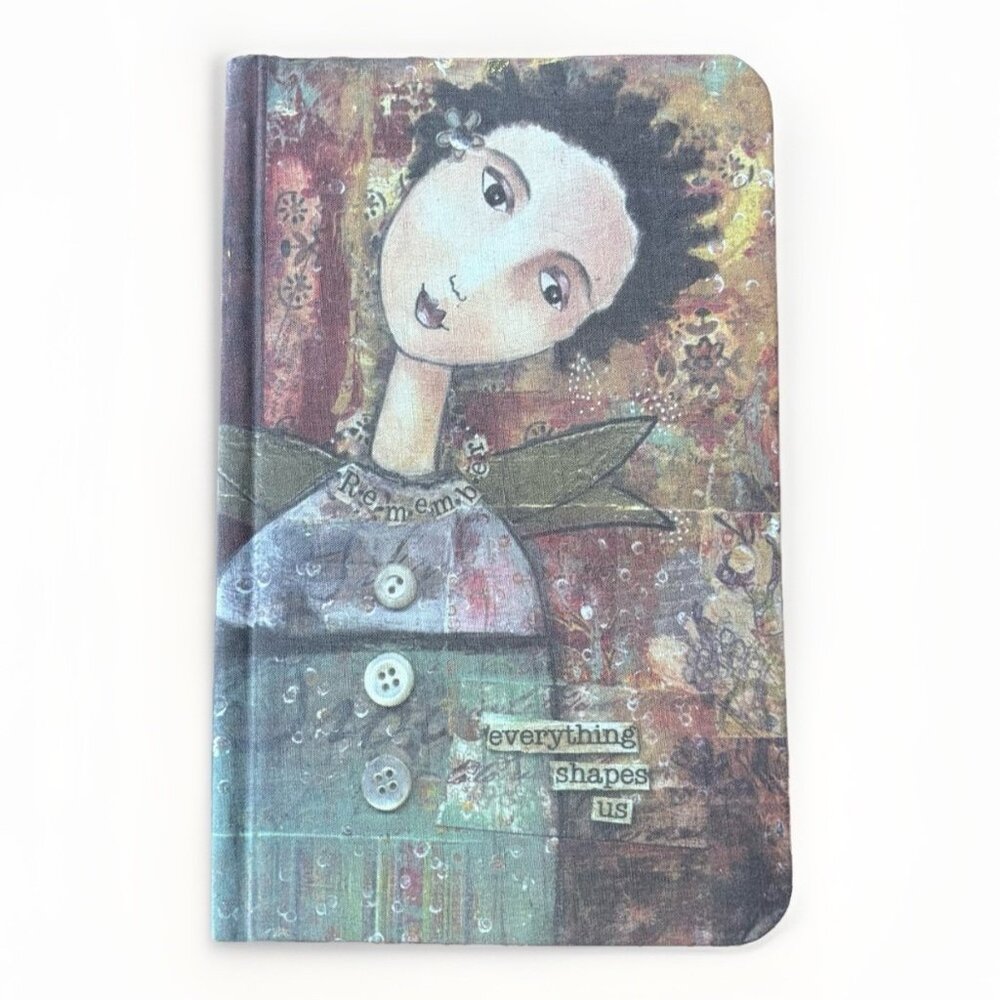 KELLY RAE ROBERTS Fabric Journal “Everything Shapes Us” 2012 Notebook NEVER USED